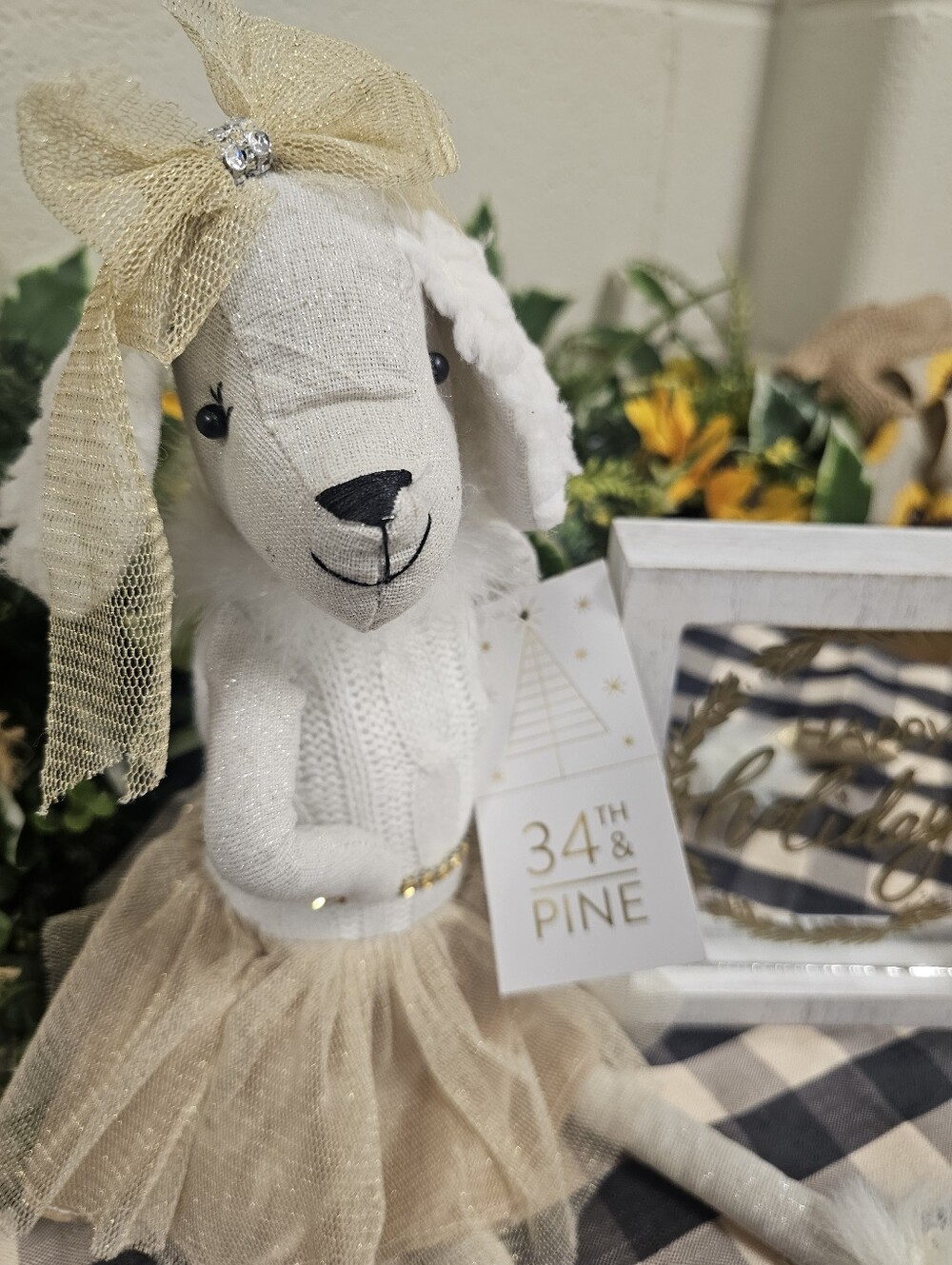 18" 34th & Pine Dancing Diva Ballerina and Christmas Table Decor